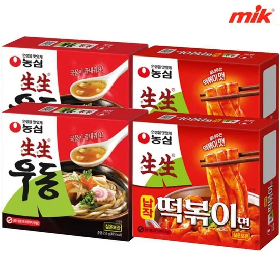 농심 생생우동 봉지 253g x 16봉