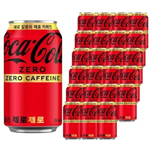 코카콜라 제로 제로 350ml 24개