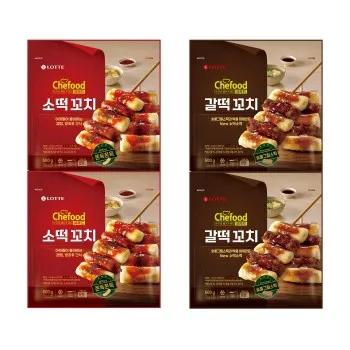 쉐푸드 소떡 꼬치 10개 갈떡 꼬치 10개