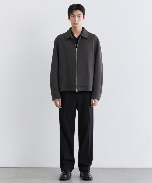 무신사스탠다드 와이드 히든 밴딩 슬랙스