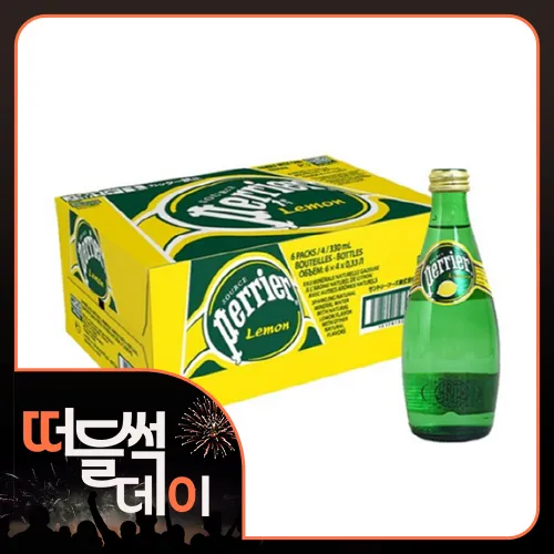 레몬 탄산수 유리병 330ml 24개