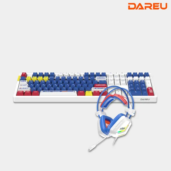 다얼유 EK108RT 자석축 키보드 헤드셋 세트