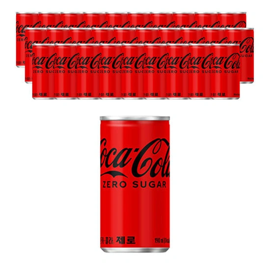 코카콜라 제로, 190ml, 30개 ( 17,090원 / 무료 배송 )