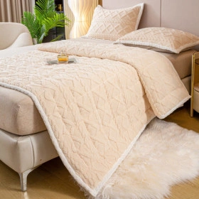 겨울 고정밴딩 뽀글이 극세사 침대패드 (18,910원~/무료)