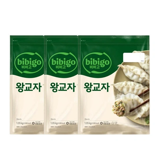 CJ 비비고 왕교자, 1.05kg, 3개 ( 28,250원 / 무료 배송 )