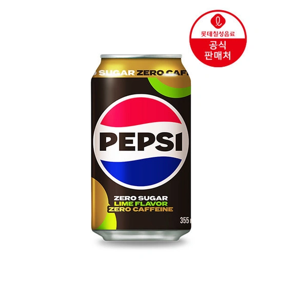펩시콜라 제로슈거 제로카페인 라임향 355ml 48캔 (26,500원) (무료)