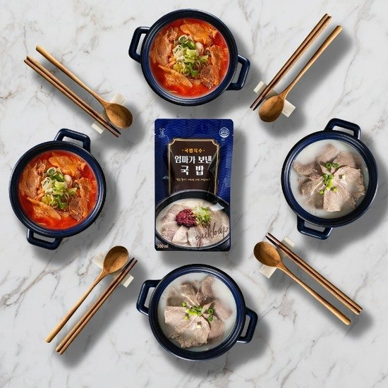 돼지국밥 2+얼큰돼지국밥2 (+육수 400g+돼지수육 50g 2개) (18,930원/무배)