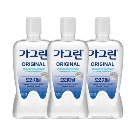 동아제약 가그린 오리지널 820ml 3개 (11,900원/무료)