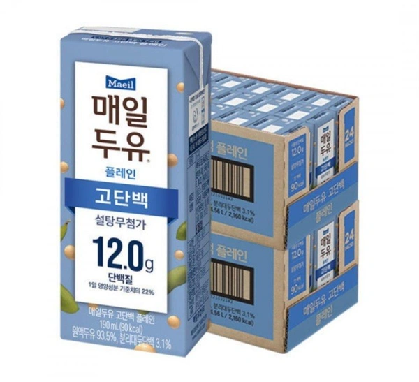 매일두유 고단백 190ml 48팩 (28,700/무료)
