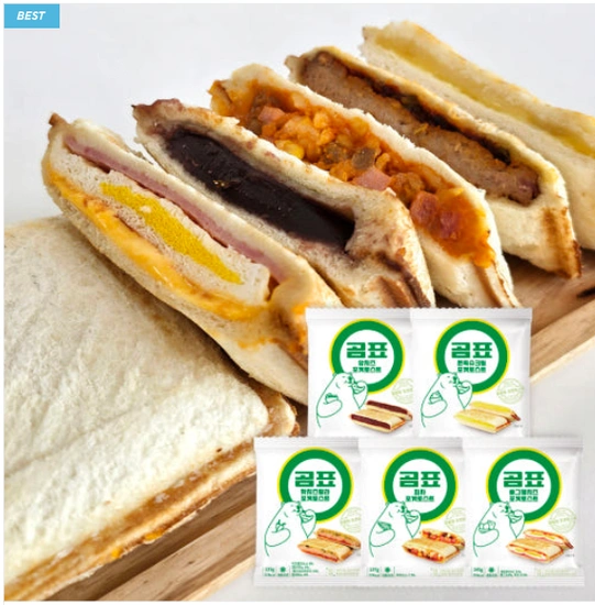 곰표 토스트 앙치즈/쫀득슈크림 10개입 (9,900원/무료 배송)