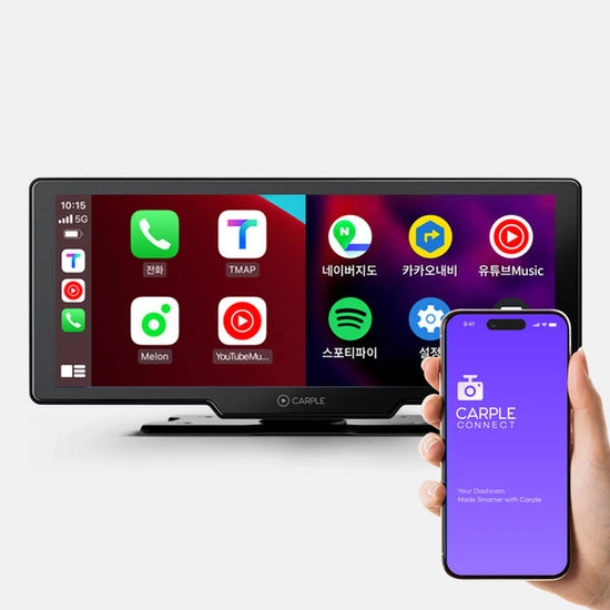 11번가)카플 모니터 4K 무선 카플레이 &amp; 안드로이드 오토 지원 올인원 2년 A/S 64GB 148,500원