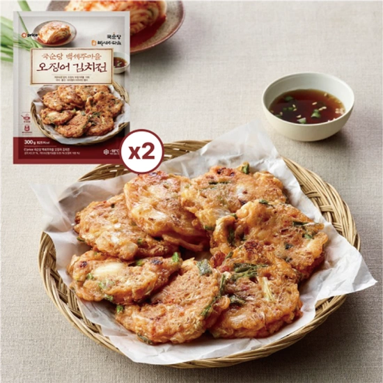 국순당 바삭하게 구운 한입 오징어김치전 300g 2팩 (8,610원/무료 배송)