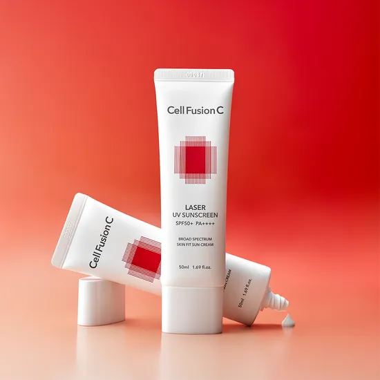 셀퓨전씨 레이저 UV 썬 스크린 50ml+50ml SPF50+ PA++++ / 데일리 저자극 더마 선크림 (32000/무료)