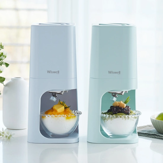 위즈웰 설레임 눈꽃빙수기 팥빙수 기계 빙삭기 제빙기 우유 빙수 (64900/무료)