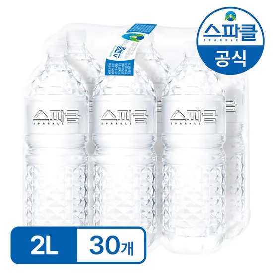 스파클 생수 2L 30병 티멤버십 (11,270원) (무료)