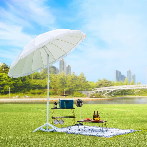다니고 뉴 업그레이드 감성 캠핑 대형 파라솔 신형 사각받침대 세트 (59800/무료)