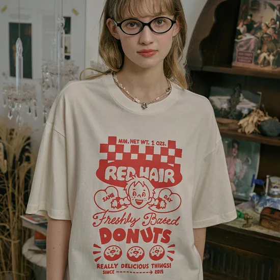 FRESH DONUT 반팔티 크림 (33800/무료)