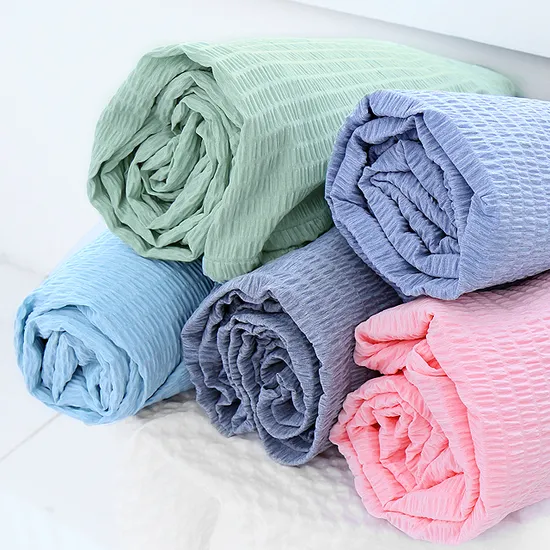 1+1 국내생산 풍기인견 여름 리플 이불 Q 시어서커 냉감 (19800/무료)