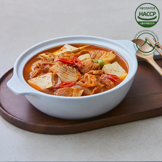 소솜시 국내산100% 통김치찌개 밀키트 캠핑요리 맛집 650g 2개 (18900/무료)