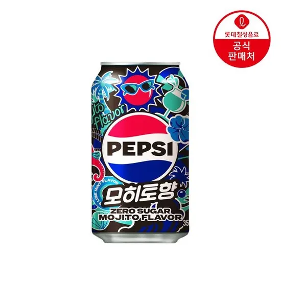 펩시콜라 제로슈거 모히또 355ml 24캔 (15,170원/무료)