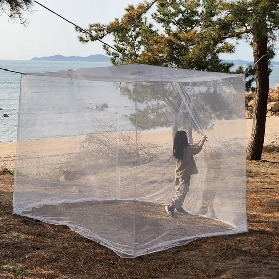 사각모기장 침대모기장 텐트 야외모기장 캠핑 방충망 일반형 대형 (17900/무료)