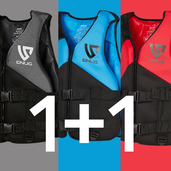 스너그 부력보조복 네오프렌 성인용 구명조끼 1+1 세트 (30000/무료)