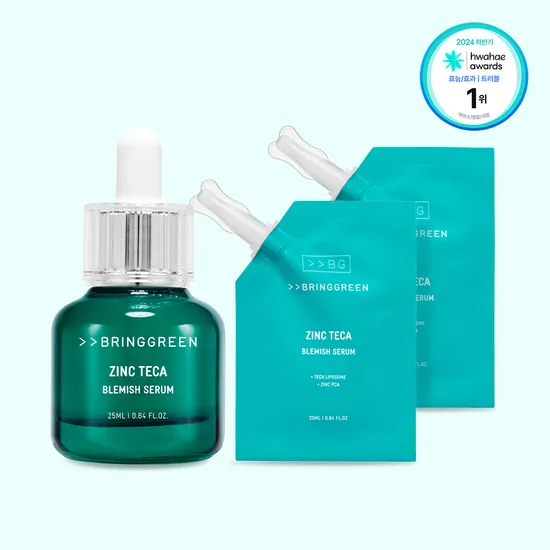 브링그린 징크테카 트러블 세럼 25ml+25ml+25ml 트리플 기획 (29800/무료)