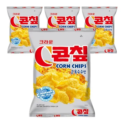 콘칲 군옥수수맛 124g 4개 (5,080원 / 무료)