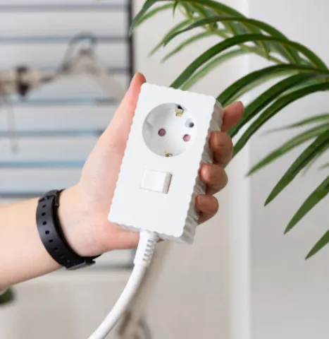 웨이브 멀티탭 접지 안전 멀티 콘센트 과부하차단 개별 스위치 4구 1.5m