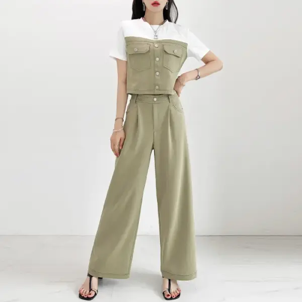 금찌 하퍼 티셔츠 팬츠 세트 ST7592S