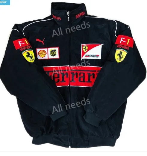 페라리 자켓 바람막이 윈드러너 F1 레이싱 A.블랙 M