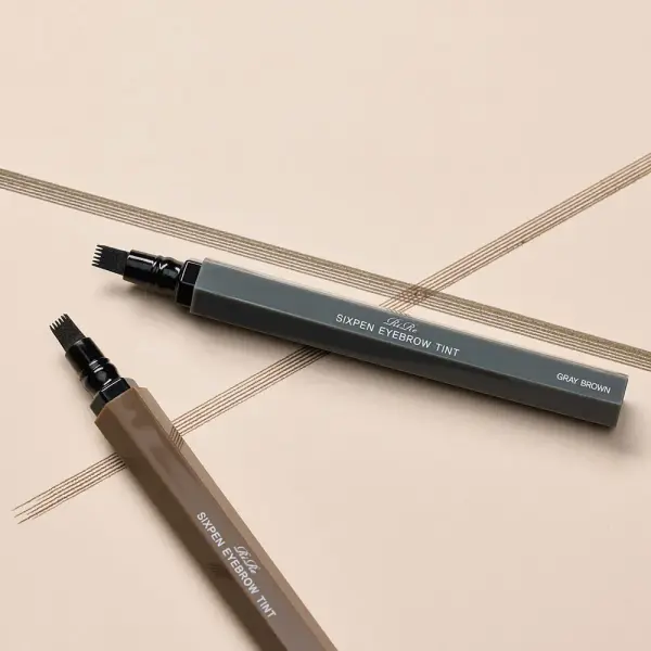 리르 식스펜 아이브로우 틴트 3종 눈썹 가이드 14일지속 워터프루프 눈썹타투