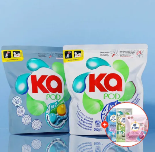 카포드 듀얼코어 캡슐세제 브라이트닝 35개입 파워플러스 35개입 향기부스터 10g x2개