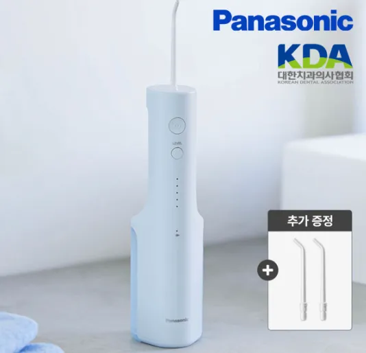 파나소닉 휴대용 무선 구강세정기 EW-DJ26 노즐2P