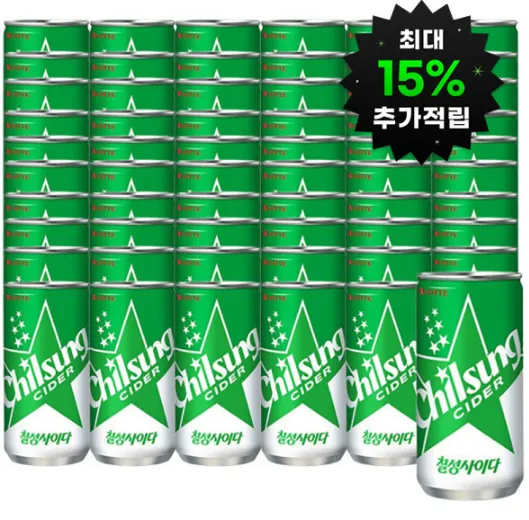 칠성사이다 210ml x 60캔