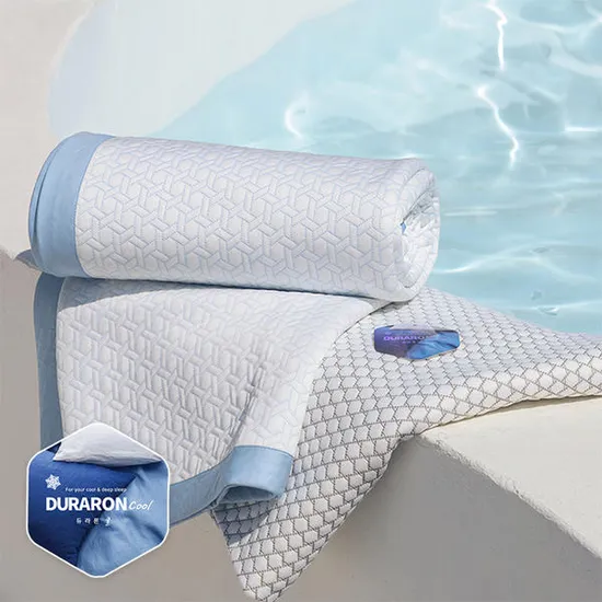 듀라론 삼중직 Q-max 0.403 냉감패드 바디필로우 베개커버