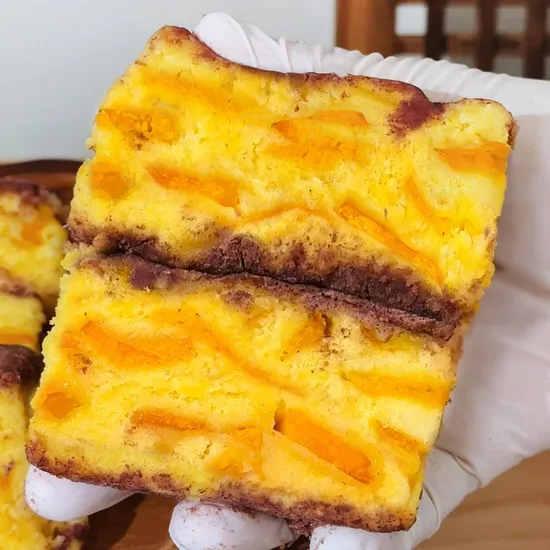 단호박 시루떡 개별포장