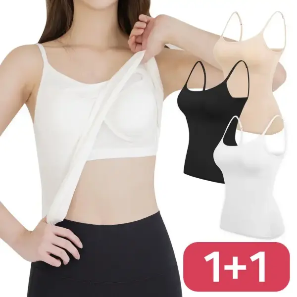 모달 투인원 끈 브라 나시 캡내장 브라캡나시 브라런닝