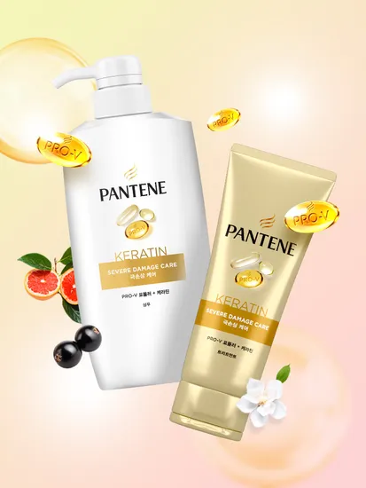 팬틴 극손상케어 2종세트 샴푸 750ml 1개 트리트먼트 220ml 1개