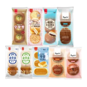 삼립 단팥빵 단팥크림빵 보름달 순우유빵 3입 3봉 골라담기