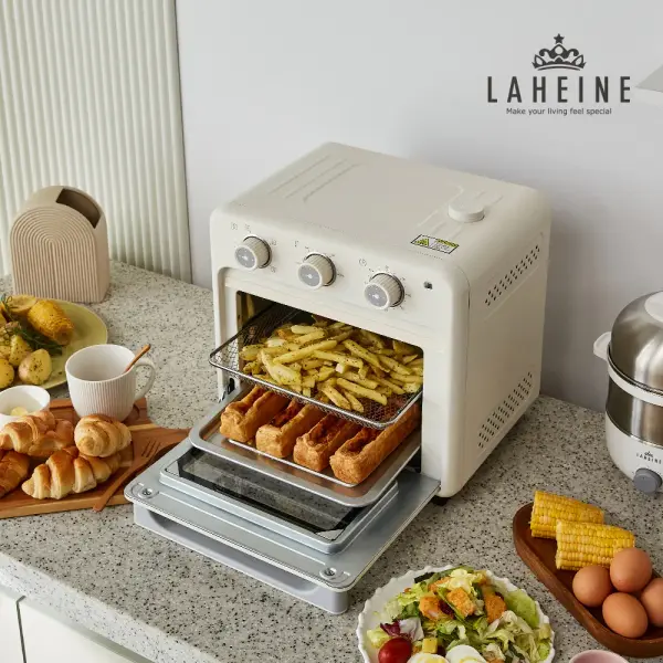 라헨느 올 스텐 스팀 오븐 에어프라이어 16L