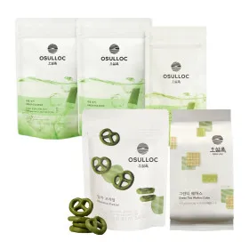 오설록 찬물녹차 50입 그린티웨하스 말차프레첼