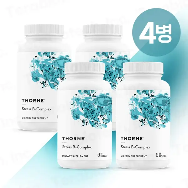 쏜리서치 Stress B-complex 스트레스 B-컴플렉스 60캡슐 4병
