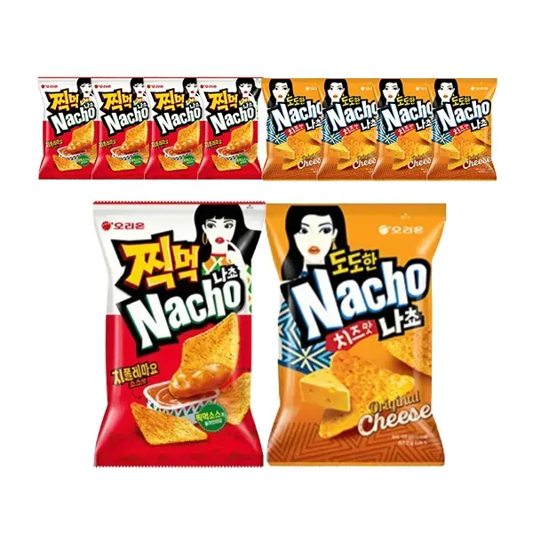 오리온 도도한 나쵸 오리지널 92g 찍먹 나쵸 치폴레마 84g 각5개 총10개