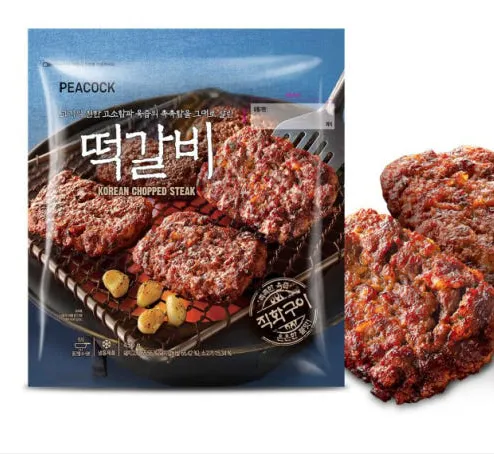 피코크 직화구이 떡갈비 450g 4팩
