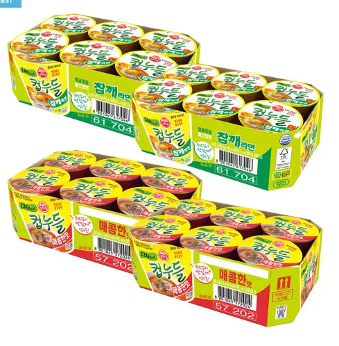 오뚜기 컵누들 참깨라면 12개 매콤한맛 12개 외 다양
