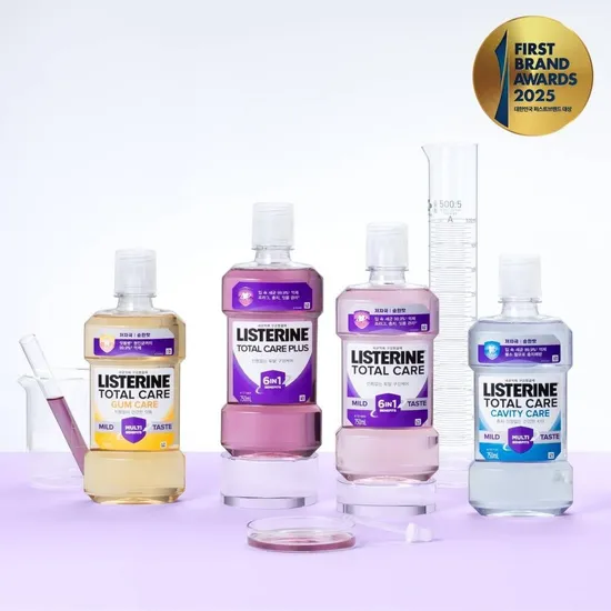 리스테린 쿨민트 750ml 4개 + 쿨민트 250ml 증정