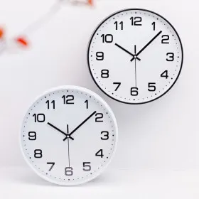 해피아워 무소음 벽시계 강화유리 9940원