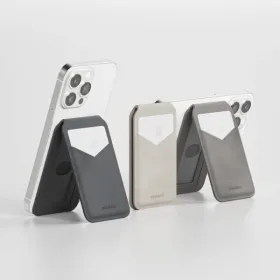 미니덕트 비건레더 맥세이프 카드지갑 아이폰 갤럭시 포켓 거치대