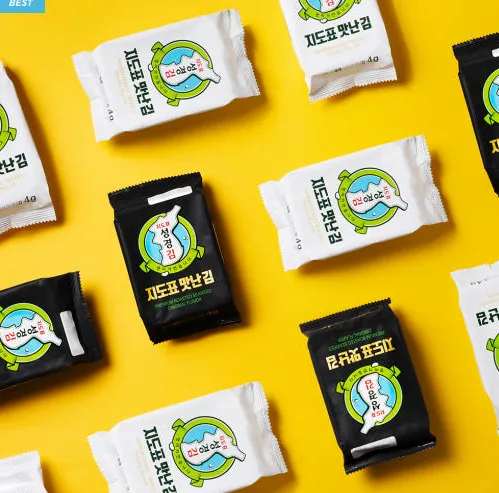 지도표 맛난김 4g 48봉 재래김 도시락김